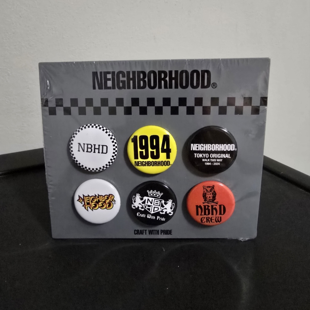 NEIGHBORHOOD JAPAN 6-PIECE PIN SET